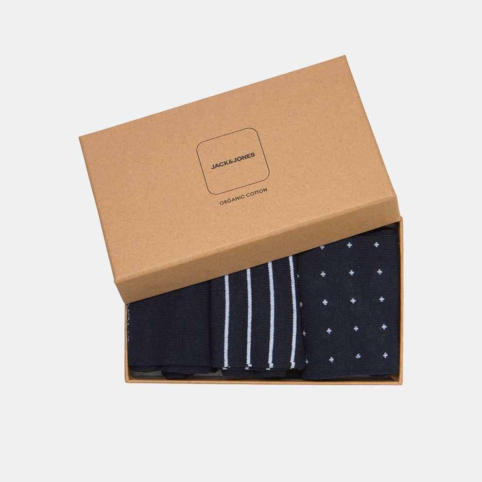 Jack & Jones Jacarbo Organic Sock Giftbox 3-Pack Men’s Gift Box