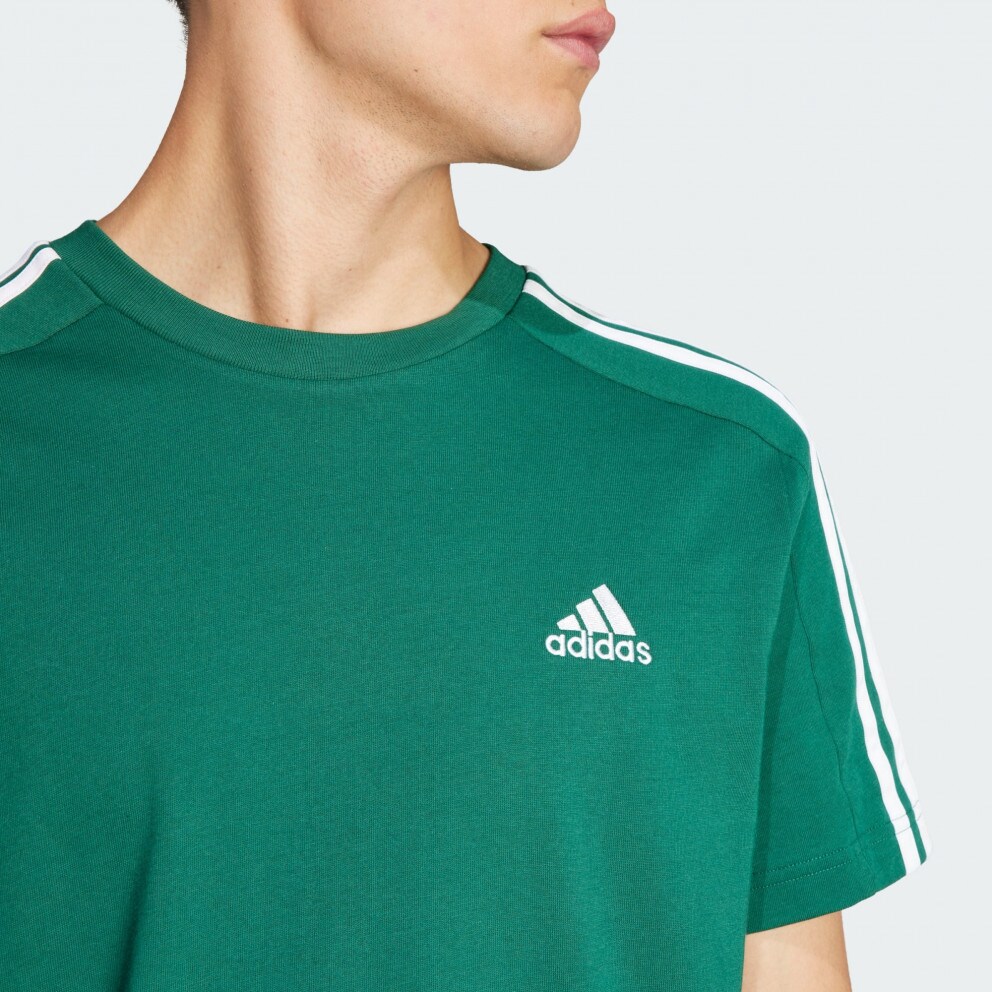 adidas Essentials Single Jersey 3-Stripes Tee