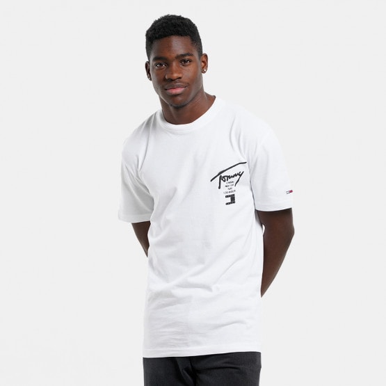 Men's Tommy Jeans Clothes, Shoes & Accessories in Unique Offers |  Aspennigeria Sport, Kurzarm-T-Shirt aus weicher Bio-Baumwolle mit Tommy  Jeans-Logo auf der Brust