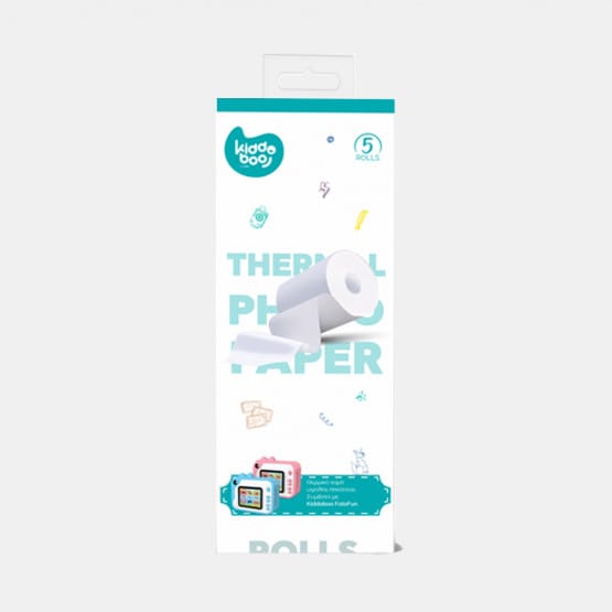 KIDDOBOO 5-packs Thermal Paper Rolls for FotoFun