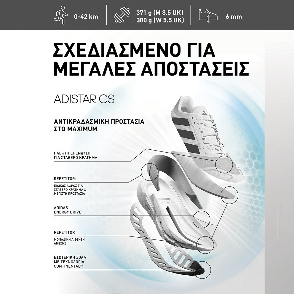 adidas Performance Adistar Cs 2 Γυναικεία Παπούτσια για Τρέξιμο