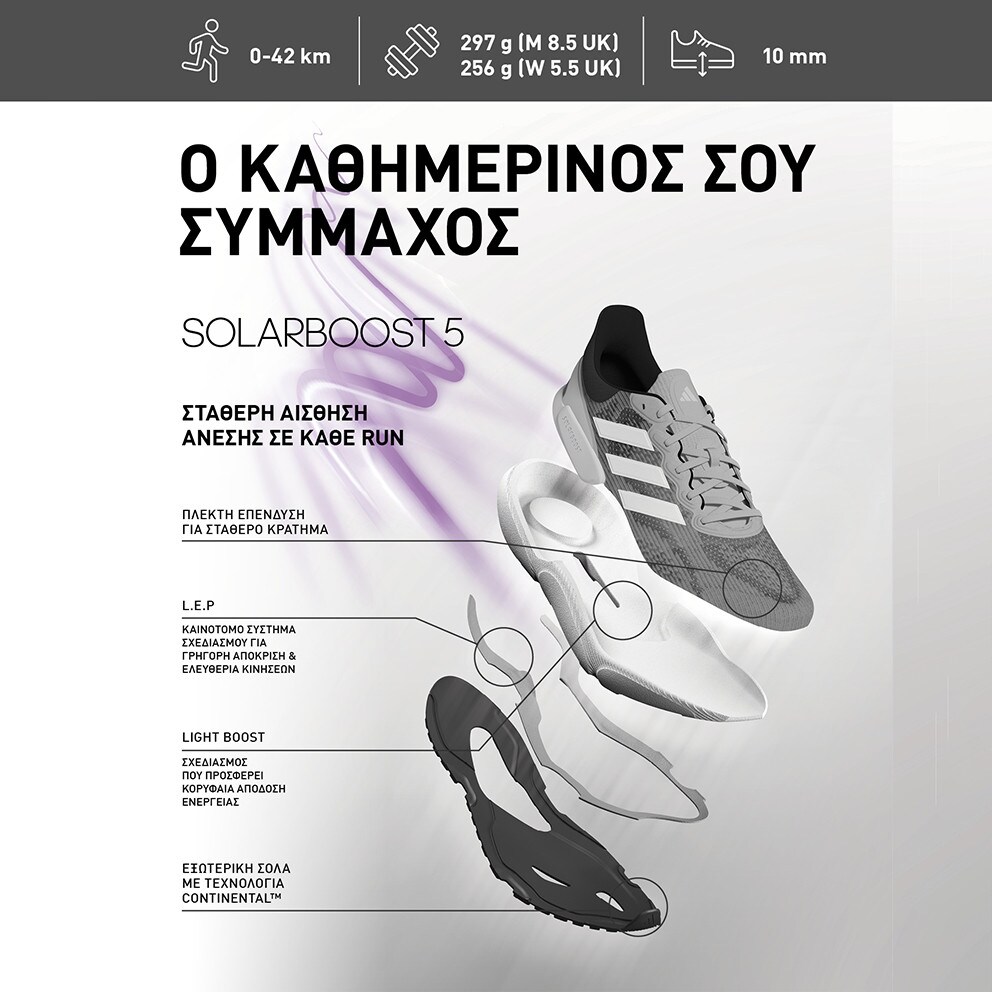 adidas Performance Solarboost 5 Ανδρικά Παπούτσια για Τρέξιμο