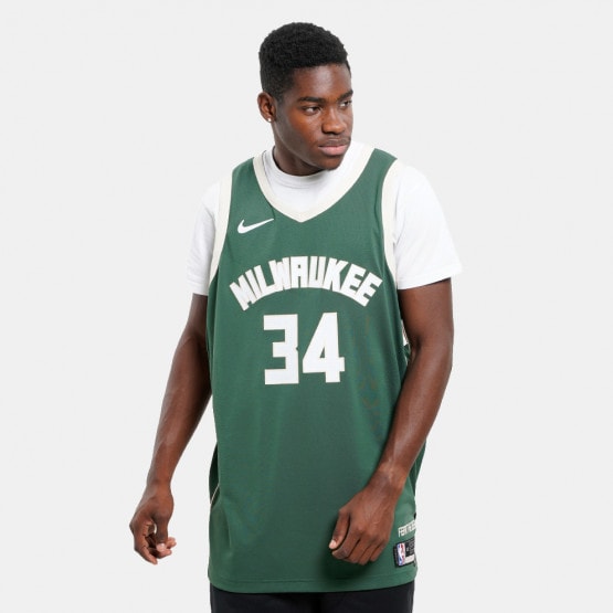 Nike Giannis NBA Authentic Antetokounmpo Milwaukee Bucks Icon Edition 2020 Μπασκετική Φανέλα