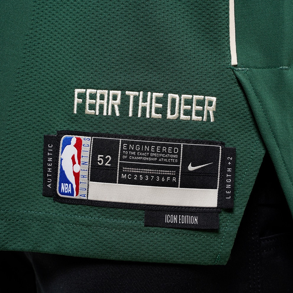 Nike Giannis NBA Authentic Antetokounmpo Milwaukee Bucks Icon Edition 2020 Μπασκετική Φανέλα