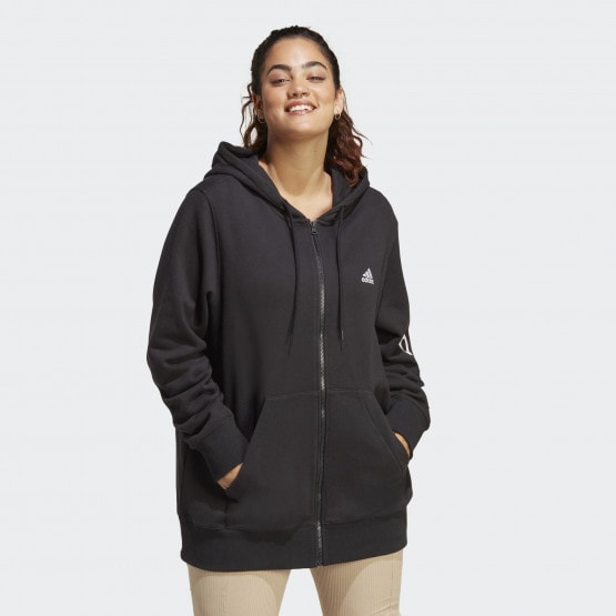 adidas sportswear Essentials Linear Full-Zip French Terry Hoodie (Pl