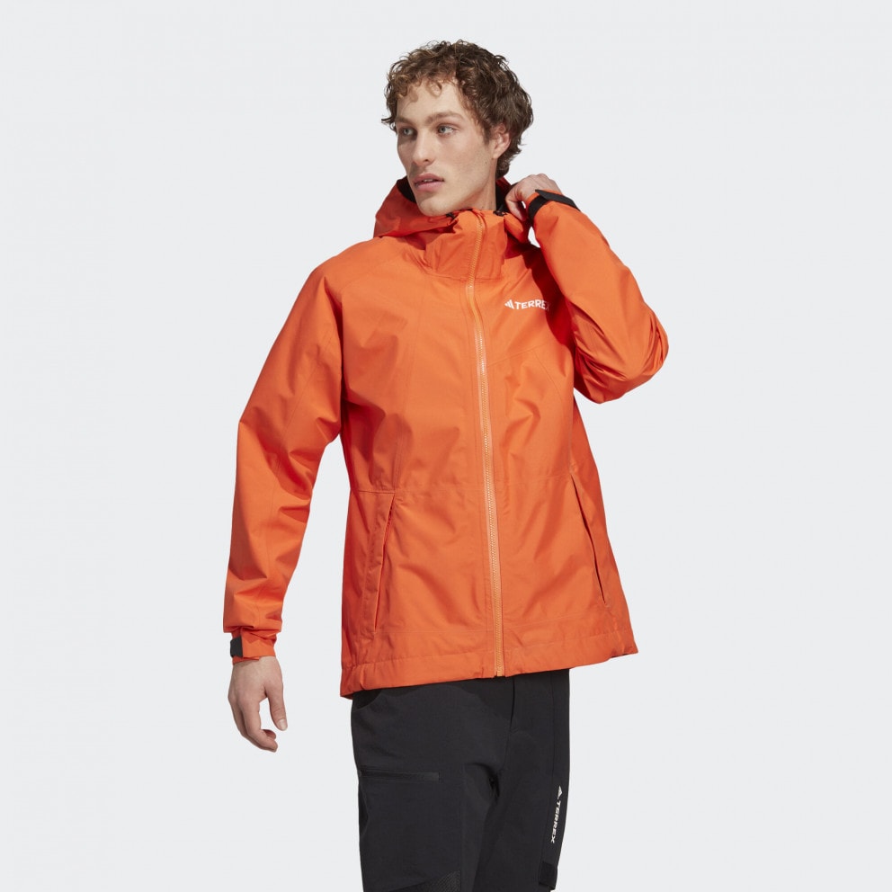 adidas Terrex Terrex Xperior Gore Tex Paclite Rain Jacket Semi Impact Orange HN2909