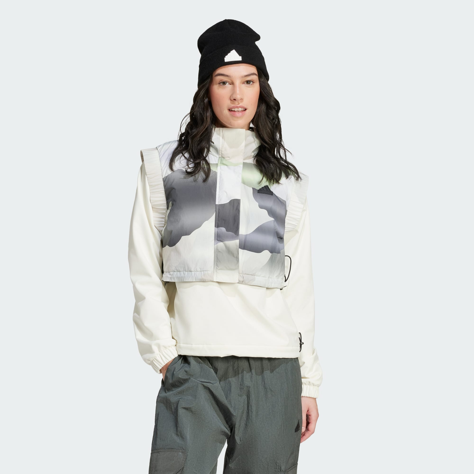 adidas Sportswear adidas City Escape Camo Print Crop Vest (9000176413_75607)