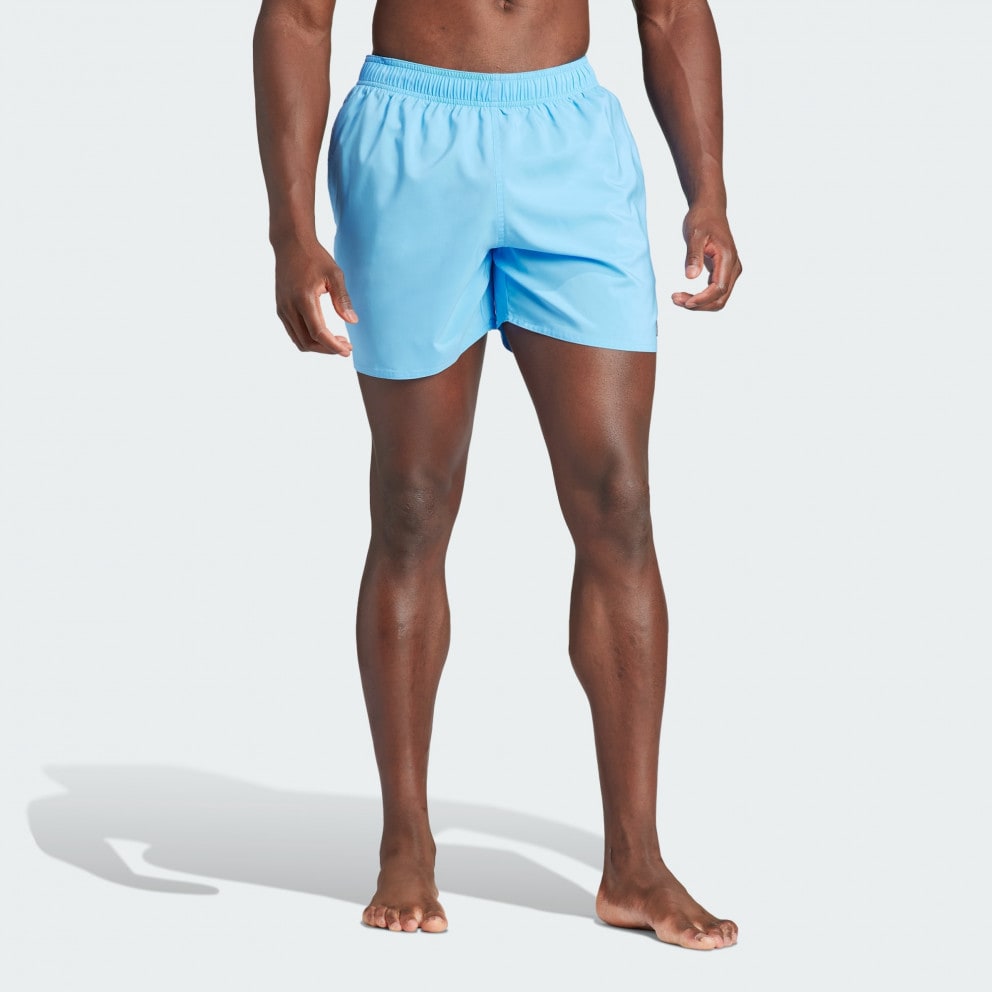 adidas Solid CLX Short-Length Swim Shorts