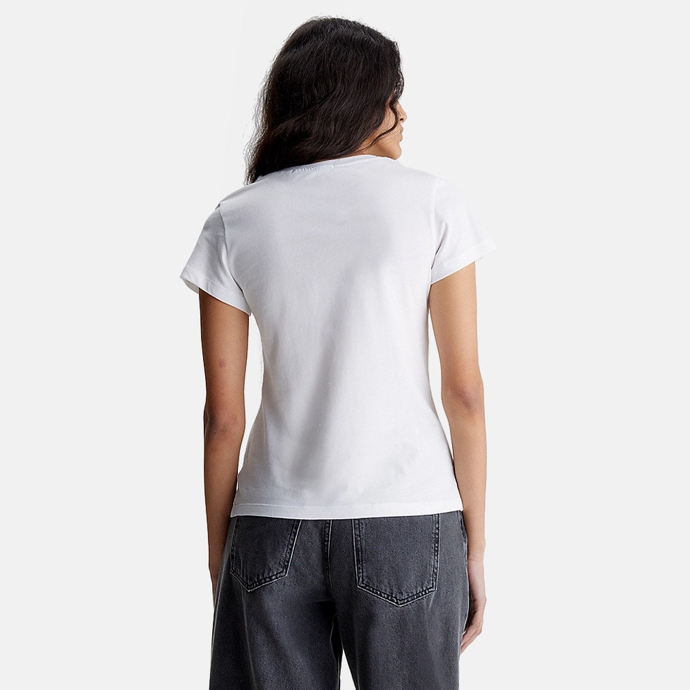 Calvin Klein Core Instit Logo Slim Fit Women's T-shirt