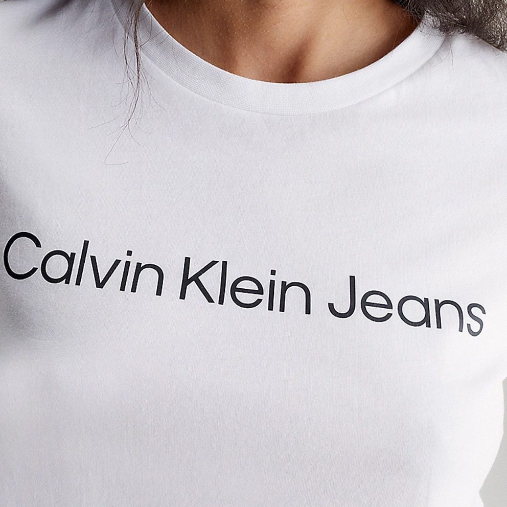 Calvin Klein Core Instit Logo Slim Fit Γυναικείο T-shirt