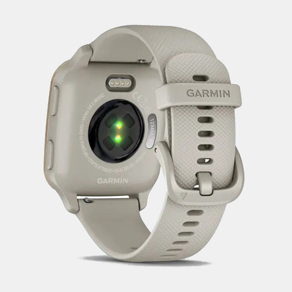 GARMIN Venu Sq 2 Music French Gray With Cream Gold