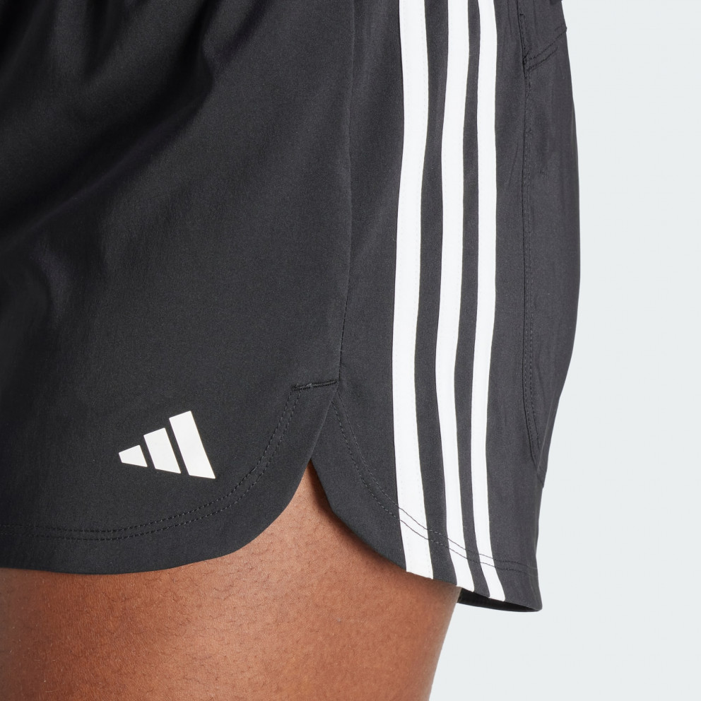 adidas Pacer Training 3-Stripes Woven High-Rise Shorts