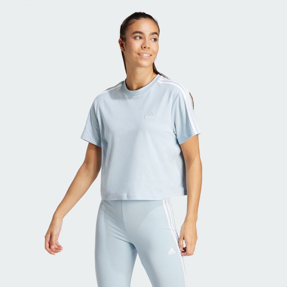 adidas sportswear Essentials 3-Stripes Single Jersey Crop Top