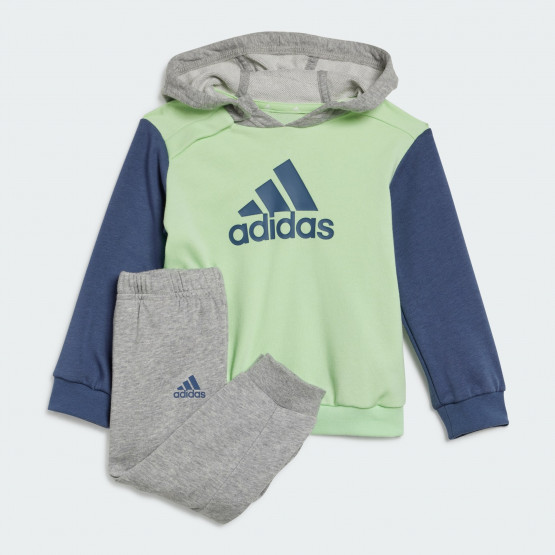 adidas sportswear essentials colorblock jogger set kids