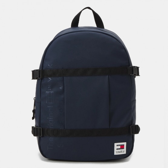 C87 - Tommy Jeans To Go Backpack 25L Blue AM0AM11636 - tommy jeans th  downtown backpack