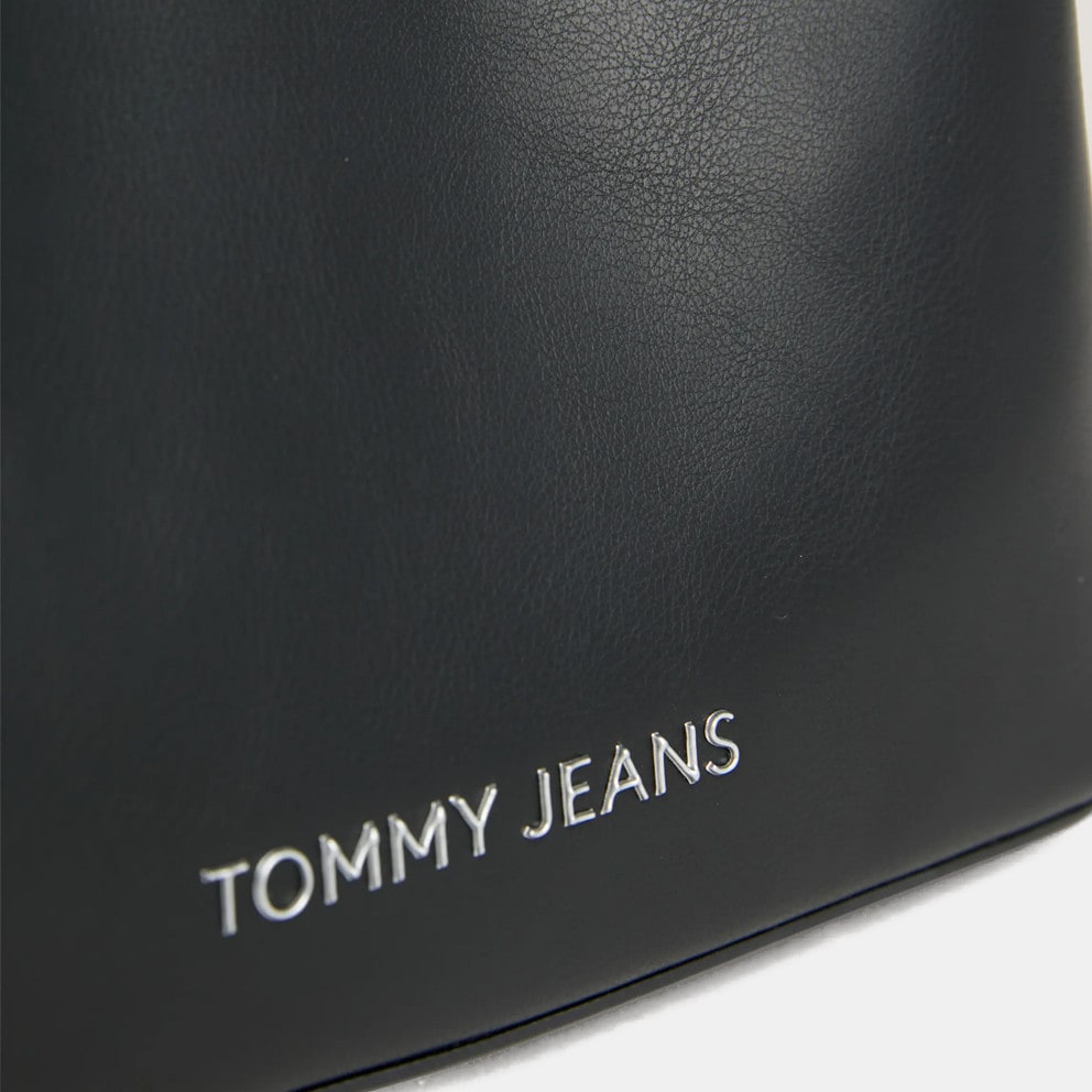 Tommy Jeans Tjw Ess Must Shoulder Bag Black AW0AW16097 - BDS - Tanga gris  jaspeado de algodón orgánico de Streifenlogo Tommy Hilfiger Curve