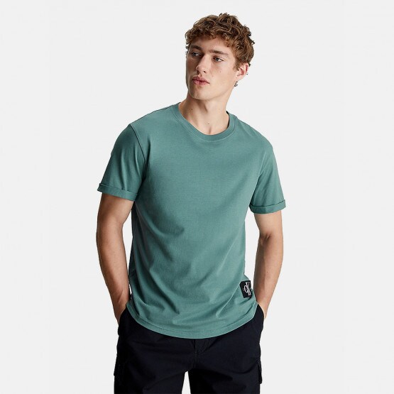 Calvin Klein Badge Turn Up Sleeve Ανδρικό T-shirt