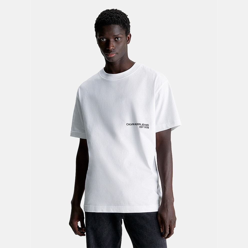 YAF - shirt White J30J324652 - Calvin Klein Spray Men's T - Calvin Klein  Czarna czapka z daszkiem z tęczowym logo