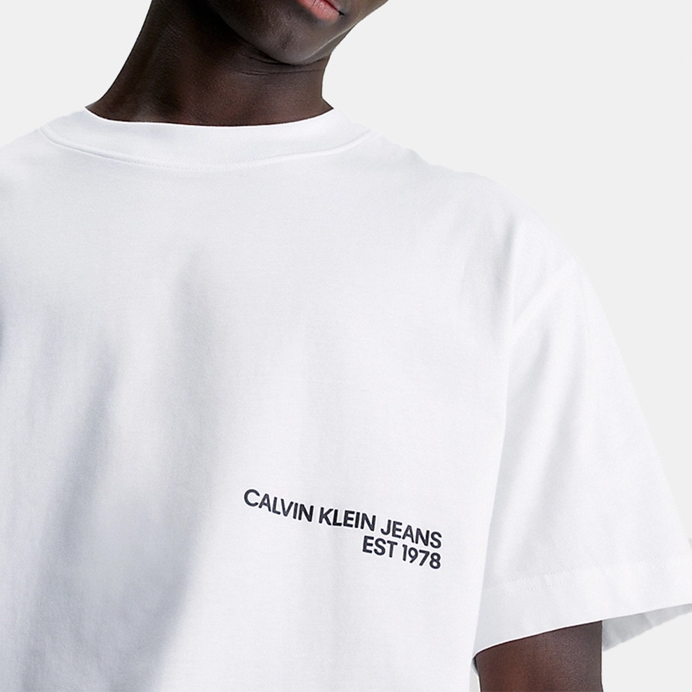 YAF - shirt White Calvin Men\'s Spray Calvin czapka - z z Klein Czarna J30J324652 daszkiem tęczowym - T logo Klein