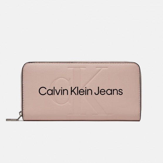 Calvin Klein Sculpted Zip Around Mono Women's Wallet