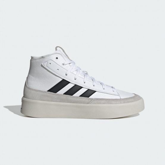 adidas white znsored hi shoes