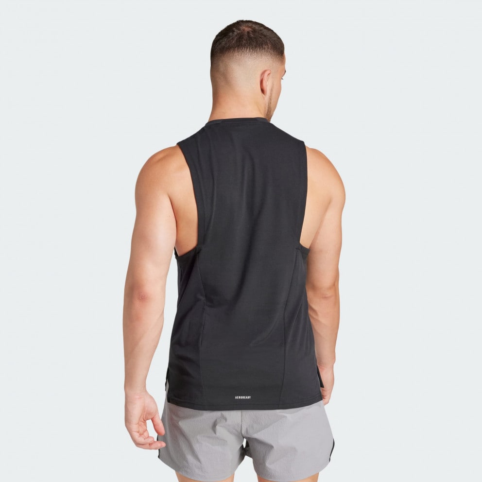 adidas Designed For Training Workout Ανδρικό Αμάνικο T-Shirt