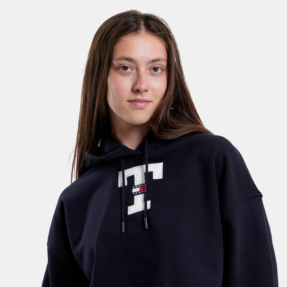 Tommy Jeans Tjw Sp Crp Letterman Flag Hoodie Desert Sky DW0DW16122 - DW5 - Tommy  Hilfiger Junior TEEN embroidered-logo cotton shirt