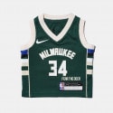 Nike ΝΒΑ Giannis Antetokounmpo Milwaukee Bucks Βρεφική Μπασκετική Φανέλα