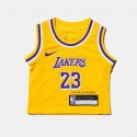 Nike Nba Kids La Lakers Lebron James Icon Edition Swingman Βρεφική Μπασκετική Φανέλα