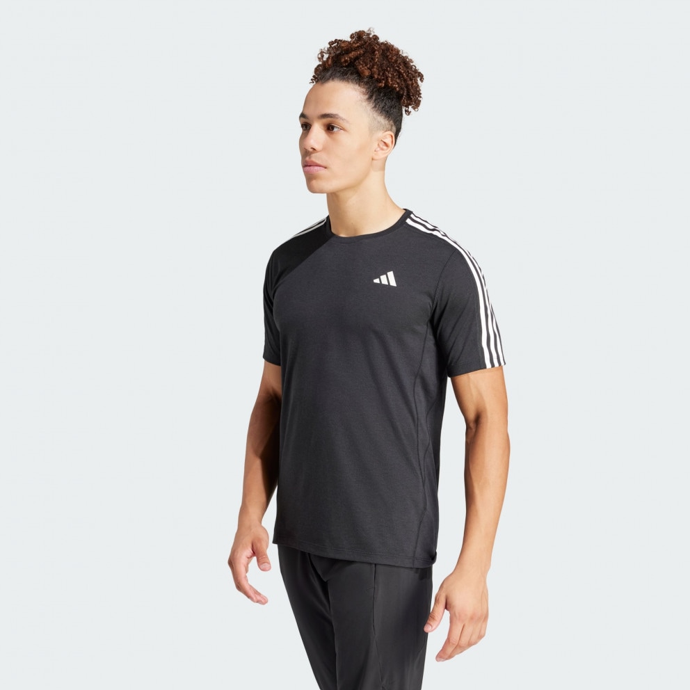 adidas Performance Own The Run 3-Stripes Ανδρικό T-shirt