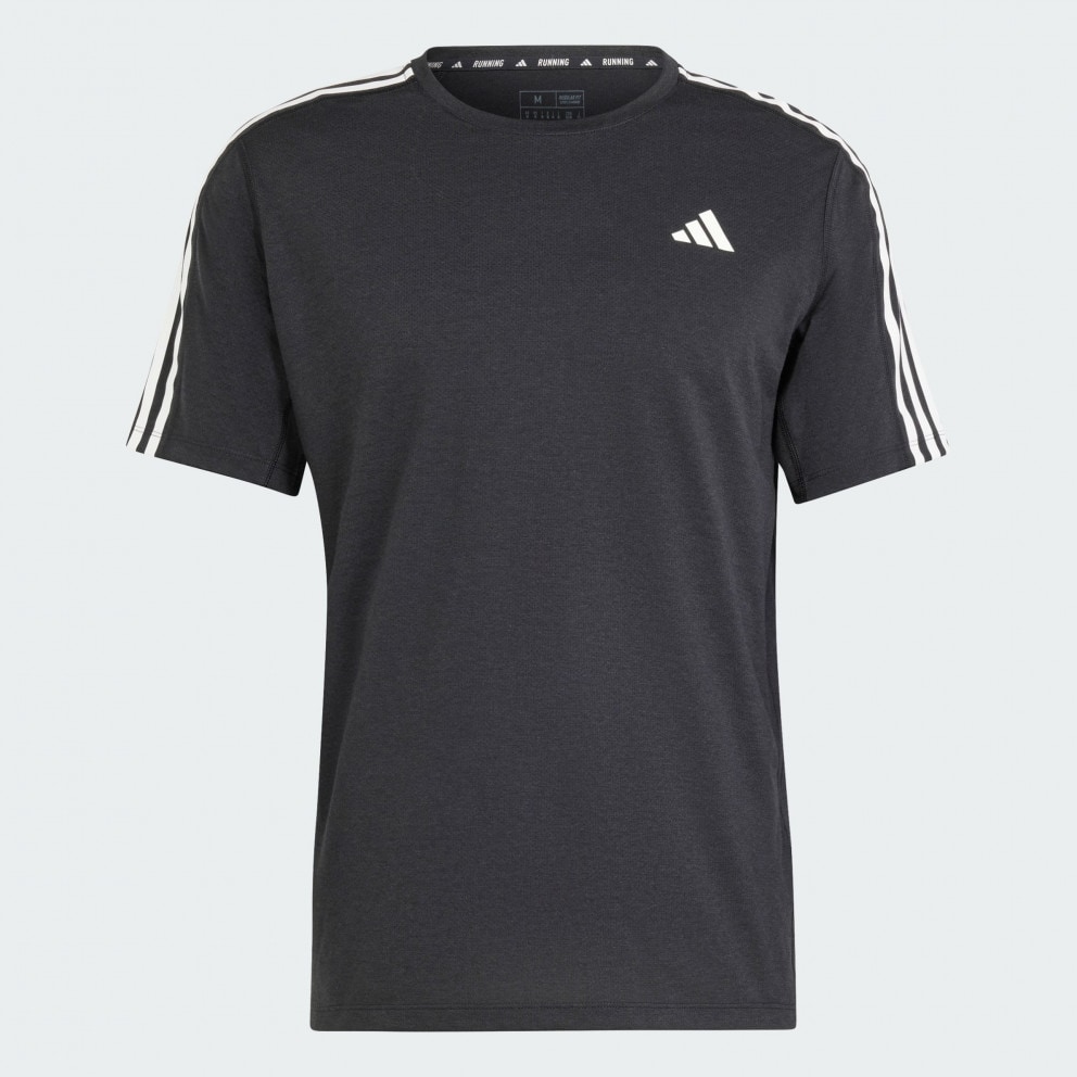 adidas Performance Own The Run 3-Stripes Ανδρικό T-shirt