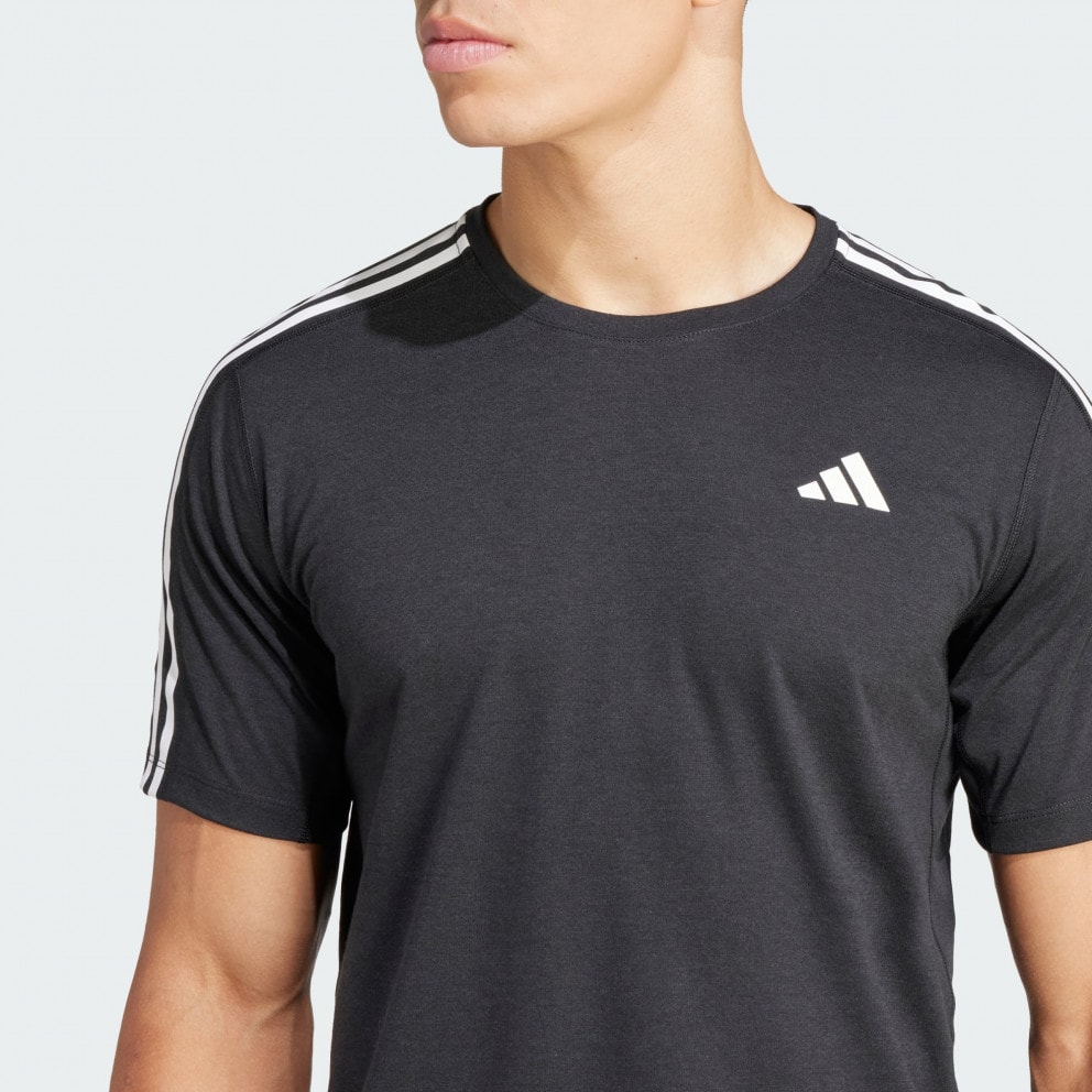 adidas Performance Own The Run 3-Stripes Ανδρικό T-shirt