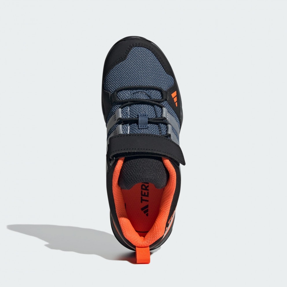 adidas Terrex Terrex Ax2R Hook And Loop Hiking Shoes Wonder Steel Grey Three Impact Orange IF5703