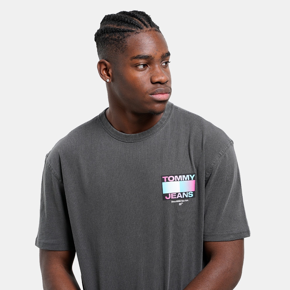 Grey tommy jeans t shirt shop