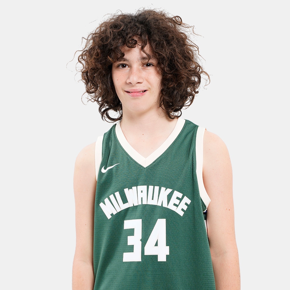 Nike Giannis Antetokounmpo Milwaukee Bucks Kids' Basketball Jersey