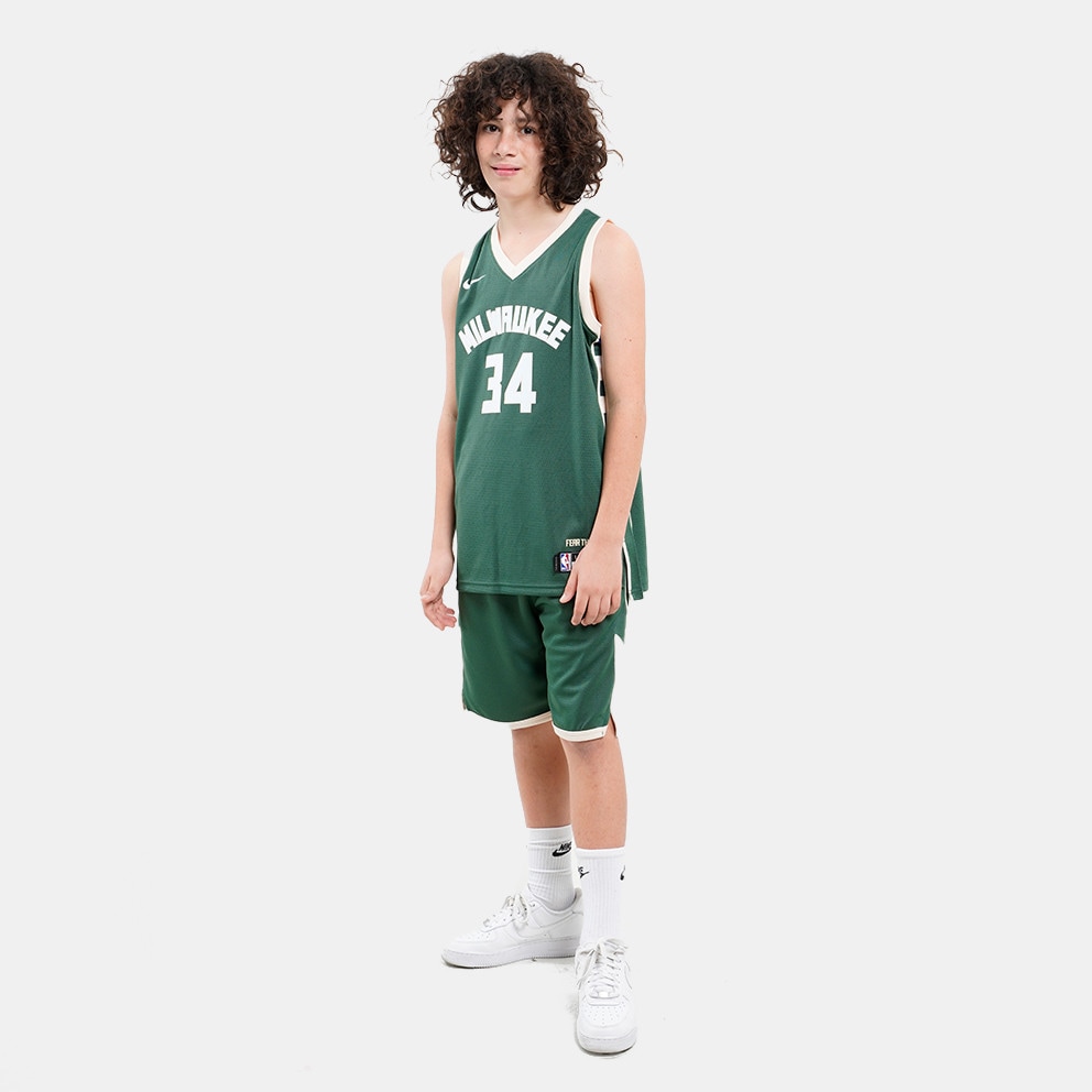 Nike Giannis Antetokounmpo Milwaukee Bucks Kids' Basketball Jersey
