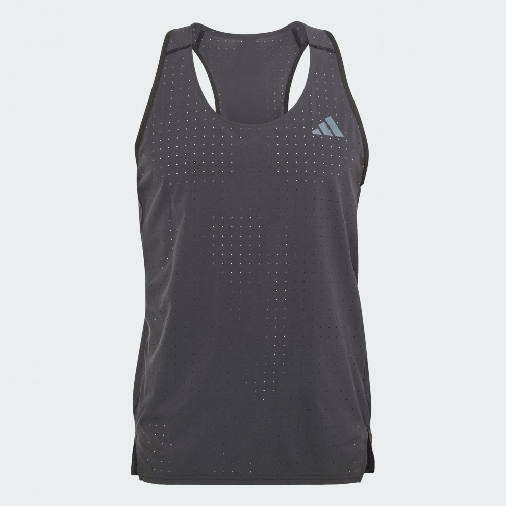 adidas Adizero Running Singlet Ανδρικό Αμάνικο T-shirt για Τρέξιμο