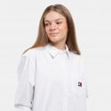 Tommy Jeans Badge Patch Pocket Boyfriend Oxford Relaxed Fit Γυναικείο Πουκάμισο