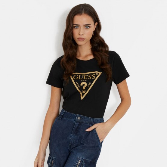 Guess Gold Triangle Γυναικείο T-shirt