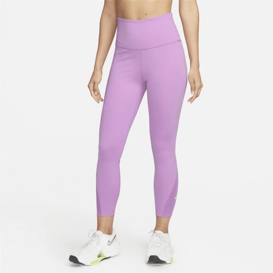 Nike W Nk One Df Hr 7/8 Tight RUSH FUCHSIA/WHITE DV9020-532