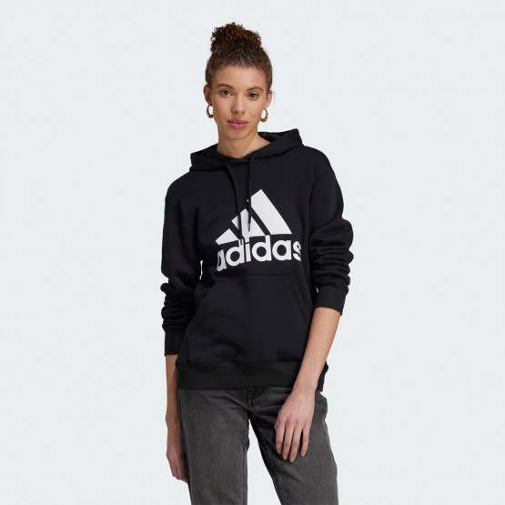 adidas Big Logo Fleece Γυναικεία Μπλούζα με Κουκούλα