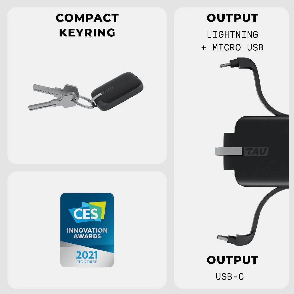 ROLLING SQUARE Tau Pocket Power Bank