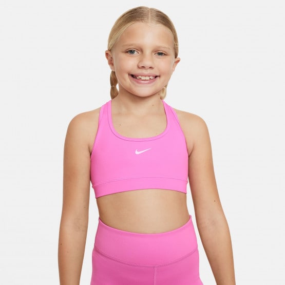 Nike G Nk Df Swoosh Bra PLAYFUL PINK/WHITE FJ7161-675