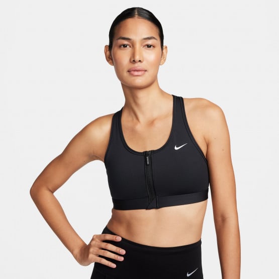 Nike Swoosh Front Zip Γυναικείο Μπουστάκι