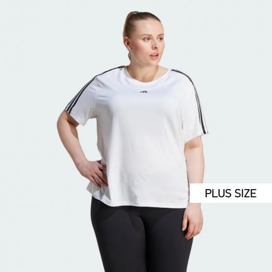adidas Performance Aeroready Train Essentials 3-Stripes Women's Plus Size T-shirt