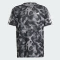 adidas Own the Run 3-Stripes Allover Print Ανδρικό T-shirt