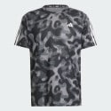 adidas Performance Own the Run 3-Stripes Allover Print Ανδρικό T-shirt