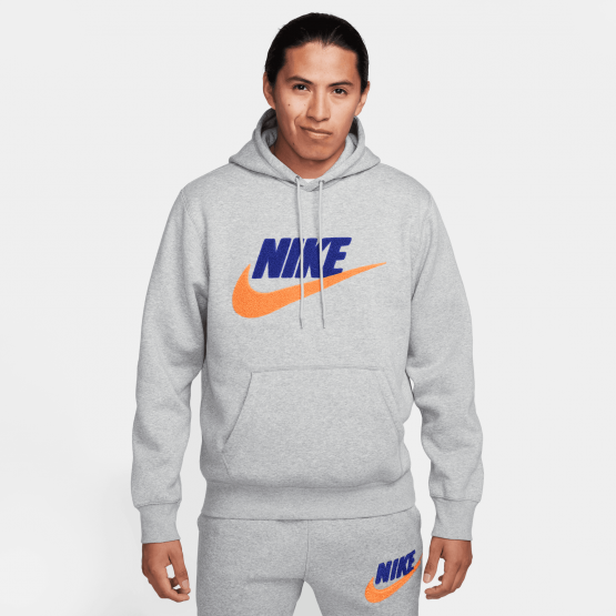 Nike Club Fleece Pullover Ανδρική Μπλούζα με Κουκούλα