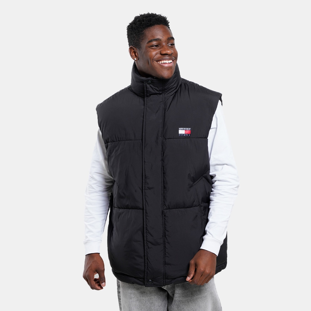 Tommy Jeans Oversized Puffer Ανδρικό Αμάνικο Μπουφάν