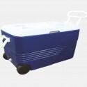 Campcool Portable Fridge with Wheels 120L